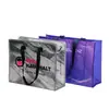 Bolsa de Palha Tecida, Bolsa Extra Grande, Bolsa Impermeável Personalizada de Pele de Cobra Espessa, Bolsa de Presente com Logotipo Corporativo, Bolsa de Compras