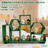 Decoração de Casa de Bonecas com Laço 3D Modelo de Armário Suporte de Exibição Multicamadas Brinquedo Bule Camada de Exibição de Perfume Prateleira de Exibição em Camadas