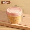 Crisper Redondo para Refrigerador Resistente a Altas Temperaturas con Tapa, Caja Pequeña para Almacenamiento de Frutas, Lonchera Calentable en Horno de Microondas, Frasco Sellado