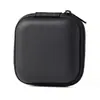 Bolsa de Almacenamiento Eva para Auriculares Bluetooth, Cable de Datos, Caja de Almacenamiento Multifuncional, Bolsa con Cremallera para Disco Duro, Caja de Almacenamiento Portátil Negra