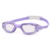 Gafas de natación para adultos con recubrimiento, gafas de natación de silicona integradas, HD, antivaho, con recubrimiento, gafas de natación transfronterizas de Amazon al por mayor