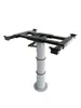 Estrutura de Mesa Elevatória para RV, Acessórios para Conversão de Cama de Trailer, Pernas de Mesa Deslizantes Pneumáticas de Quatro Vias em Liga de Alumínio, Expansão da Mesa