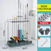 Suporte para Mop de Aço Inoxidável Suporte para Vassoura Rack de Armazenamento Móvel Suspenso Gancho Sem Furo Ferramentas de Organização para Banheiro com Drenagem