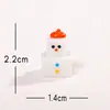 Novidade Transfronteiriça Micro-Paisagem Criativa Boneco de Neve de Natal Figurinhas Fofas Acessórios de Decoração DIY Enfeites de Mesa de Alta Qualidade