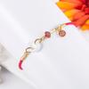 Pulsera de Cuerda Roja Ping An Hebilla Fu Marca Mujeres 2022 Año Nuevo Año del Tigre Pulsera Año de la Vida Regalo de Año Nuevo Pulsera Auspiciosa