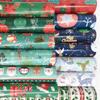 Venta al por mayor transfronteriza Nuevo regalo de Navidad regalo de fiesta embalaje de caja de regalo grande 80g papel de envolver papel de color forro para libros