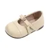 Zapatos de Cuero Estilo Coreano para Niñas 2026 Primavera Nuevos Zapatos Mary Jane Retro para Niños, Zapatos de Princesa Suela Suave Estilo Chanel para Niñas