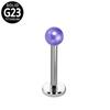 Piercing Labial de Titanio F136 Perla con Barra en T Material G23 Joyería de Piercing Labial Perla Venta al por Mayor Transfronteriza Amazon