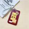 Estuche para tarjetas de acceso estilo ins, estuche para tarjetas de autobús para mujer, llavero de una pieza para tarjetas de comida, estuche protector para tarjetas de tráfico del campus