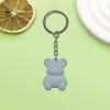 Lindo llavero creativo de la serie Bear, llavero de moda para coche, llavero para bolso, colgante creativo para coche.