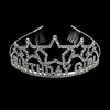 Faixa de cabelo de strass europeia e americana para MENINA DE ANIVERSÁRIO coroa de menina de aniversário