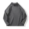Conhecedor de Tecnologia! Forro de Fleece Fino! Jaqueta de Lã Masculina para Esportes ao Ar Livre Meio Zíper Quente Corta-Vento Tendência Primavera e Outono