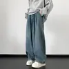 Jeans para hombre 2024 primavera y otoño marca de moda jeans de pierna ancha japoneses pantalones holgados para jóvenes una generación de pelo