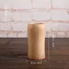 Taza de Cerveza Vintage China de Bambú Carbonizado Taza de Bambú Tubo de Bambú Tubo de Té sin Barniz Artesanías Taza de Agua Taza de Té Tubo de Bambú