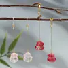 Pendientes Colgantes Largos de Patito Lindo Forma Larga Linda 3D Pendientes Largos Colgantes Accesorios de Pendientes Delicados y Femeninos de Nicho