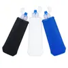 Botella de Agua Deportiva Plegable de TPU Suave Portátil para Ciclismo a Prueba de Fugas Bolsillo Ecológico Bolsa de Agua Plegable para Exteriores Hecha a Medida
