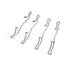 Clips para Pastillas de Freno Delanteras Son Adecuados para 3008 Peugeot 508 Rcz Citroen 4427 C5 Clips de Fijación del Cilindro de Pastillas de Freno