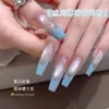Doces de frutas nail art pó de glitter de açúcar azul e branco glitter fino pó de açúcar fosco diamante esmagado acessórios de decoração de superfície de unha DIY feitos à mão