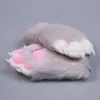 [Nova Loja] Novas Luvas Peludas em Estoque Material Pelúcia Peluda Pacote Material de Patas de Animal Pacote