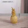 Estilo INS Nórdico Decoração de Abacaxi Dourado Tridimensional Luxo Leve Casa Sala de Estar Entrada Quarto Modelo Artesanato de Resina Macia