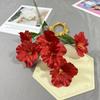 Simulação de uma única flor de borboleta gladíolo de 6 cabeças casamento área de boas-vindas arranjo de flores flor de seda decoração de hotel flor falsa