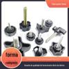 Fornecedor da Fábrica Parafusos de Cabeça Plástica para Aperto Manual M4M5M6M8M10, Parafusos de Cabeça Plástica, Parafusos Manuais de Plástico