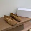 Zapatos Planos Mary Jane Retro Franceses Chuyuji para Mujer 2026 Nuevo Estilo de Hada Versátil Huecos Hebilla de Correa Única Poco Profundos
