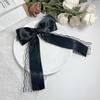 Horquilla de lazo de encaje estilo coreano para mujer, elegante y de alta gama, con pinza de resorte y cuchara en la parte posterior, accesorios para el cabello
