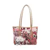 Bolso Tote de Estilo Coreano de Moda Transfronterizo para Mujer, Nuevo Modelo Invierno 2025, Bolso de Hombro con Graffiti Personalizado, Bolso Versátil de Axila