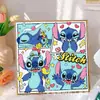 Pintura de Diamantes para Niños Kuromi Hecho a Mano DIY Pintura de Pegatinas de Diamantes Sanrio Pintura de Diamantes con Diamantes Completos 5D Tamaño Pequeño