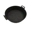 Bandeja de silicona para hornear en freidora de aire, de grado alimenticio, bandeja de silicona resistente a altas temperaturas para cocinar al vapor, posavasos, molde especial para hornear pasteles