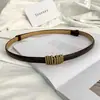 Chegada Nova de Verão e Outono Cinto Feminino Decorativo para Suéter Conjunto Cintura Fina Vedação Sem Furos Celebridade da Internet Versátil Estilo Vintage Ins Cinto