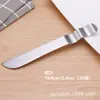 Espátula de bolo de aço inoxidável/Faca de bolo/Garfo para tortas ocidentais/Faca e garfo para bolo/Talheres de panificação/LOGO imprimível