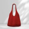 Nova Bolsa de Tricô Fashion, Bolsa de Praia Versátil com Aberturas, Bolsa de Mão Estilo Nicho, Bolsa Tote de Grande Capacidade para Mulheres, Transfronteiriça