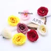 Cabezas de Flores de Peonía Artificiales Más Vendidas Transfronterizas para Accesorios de Cabello DIY y Materiales Decorativos, Cabezas de Flores de Peonía Falsas para Decoración Interior y Exterior