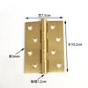 Bisagra Oculta de Cobre Puro Antiguo Chino para Puerta de Gabinete, Bisagra Plegable de Latón para Puerta de Madera, Bisagra para Caja de Madera de Alcanfor, Bisagra con Carcasa de Cobre Completo