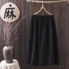 Saia Utilitária Retro Renda de Alta Qualidade Cadarço Elástico Saia Feminina Comprimento Médio Casual Linha A Roupa Feminina do Início do Outono