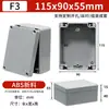 Caja de Conexiones Impermeable Caja de Terminales de Plástico Botón de Encendido Montado en Superficie para Exteriores Apertura de Procesamiento Caja Especial para Cableado de Exterior