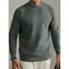 [Lana Modal] Cuello Semi Alto 2026 Primavera y Otoño Nuevo Engrosado Cálido Suéter de Punto Base de Alta Gama para Hombre