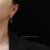 Pendientes de borla con textura de cuentas de agua dulce, variedad versátil de uso, moda, un adorno, dos usos