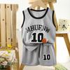 Novo conjunto de roupa de basquete para crianças, conjunto esportivo para meninos e meninas, regata de basquete, roupa de secagem rápida, uma geração de cabelo