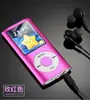Leitor de música esportivo MP4/MP3 Bluetooth para estudantes, leitor de música portátil com tela, slot para cartão, alto-falante externo, versão Bluetooth