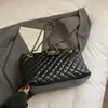 Bolsa de Gran Capacidad con Bordado de Diamantes para Mujer 2025 Nueva Moda Bolso de Hombro con Cadena Versátil Bolso Bandolera para Viajes Cotidianos Bolso Tote
