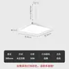 Lustre retrátil e ajustável Mahjong light, ultra-brilhante, para salas de xadrez e cartas, salas de mahjong, uso comercial, luminária quadrada preta