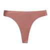 Vendas diretas de fábrica de comércio exterior Brasil Europa e Estados Unidos fio dental roupa íntima de seda gelo feminina cintura baixa sexy calcinha