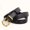Nuevo Cinturón para Mujer Hebilla de Junta de Bambú Cuero Genuino Sentido de Diseño Retro Cinturón de Cintura Decorativo de Nicho para Mujer Cinturón de Piel de Vaca para Combinar con Jeans