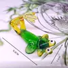 Rana de Cristal Animal Dibujos Animados Escritorio Pose Creativa Adornos Modelo Habitación Decoración Día del Niño Regalo de Cumpleaños
