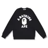 Sudadera camuflaje de moda transfronteriza para hombre, otoño e invierno, manga larga, estampado de letras, holgada, cuello redondo, jersey, sudadera casual