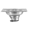 Drenaje de Piso de Acero Inoxidable 304 de 2 mm con Tapa, Sello de Agua Profundo, Anti-Olor, Salida de Drenaje de 10*10 para Baño, Cuarto de Ducha