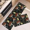 Alfombra de cocina de gallo de dibujos animados de Amazon, juego de dos piezas para cocina europea y americana, alfombrilla para pies absorbente resistente a las manchas, felpudo para el hogar